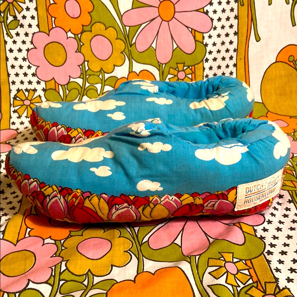 Vintage Kitsch "Dutch Houseklomp" Clog Slippers